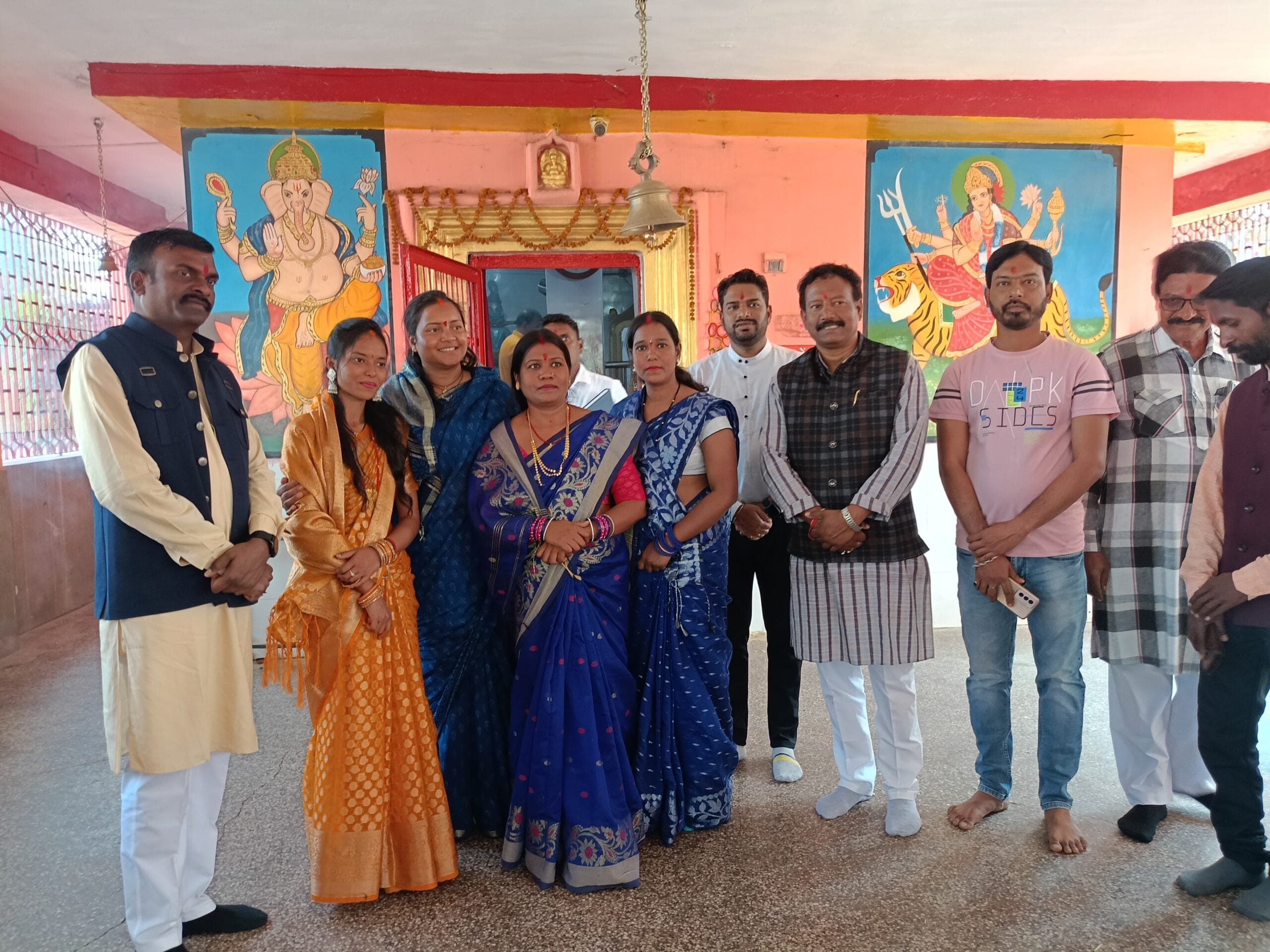 नामांकन के अंतिम दिन जिला पंचायत के भाजपा प्रत्याशियों ने जमा किया अपना नांमाकन 