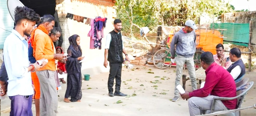 मार्तण्ड साहू का जनसंपर्क अभियान तेज, ग्रामीणों का मिल रहा अपार समर्थन