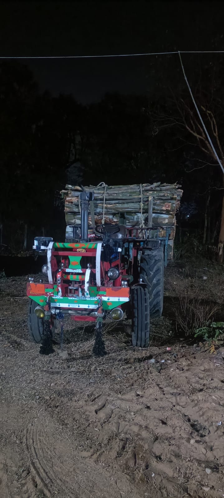 नीलगिरी वृक्ष के अवैध कटाई पर प्रशासन द्वारा की गई कार्यवाही