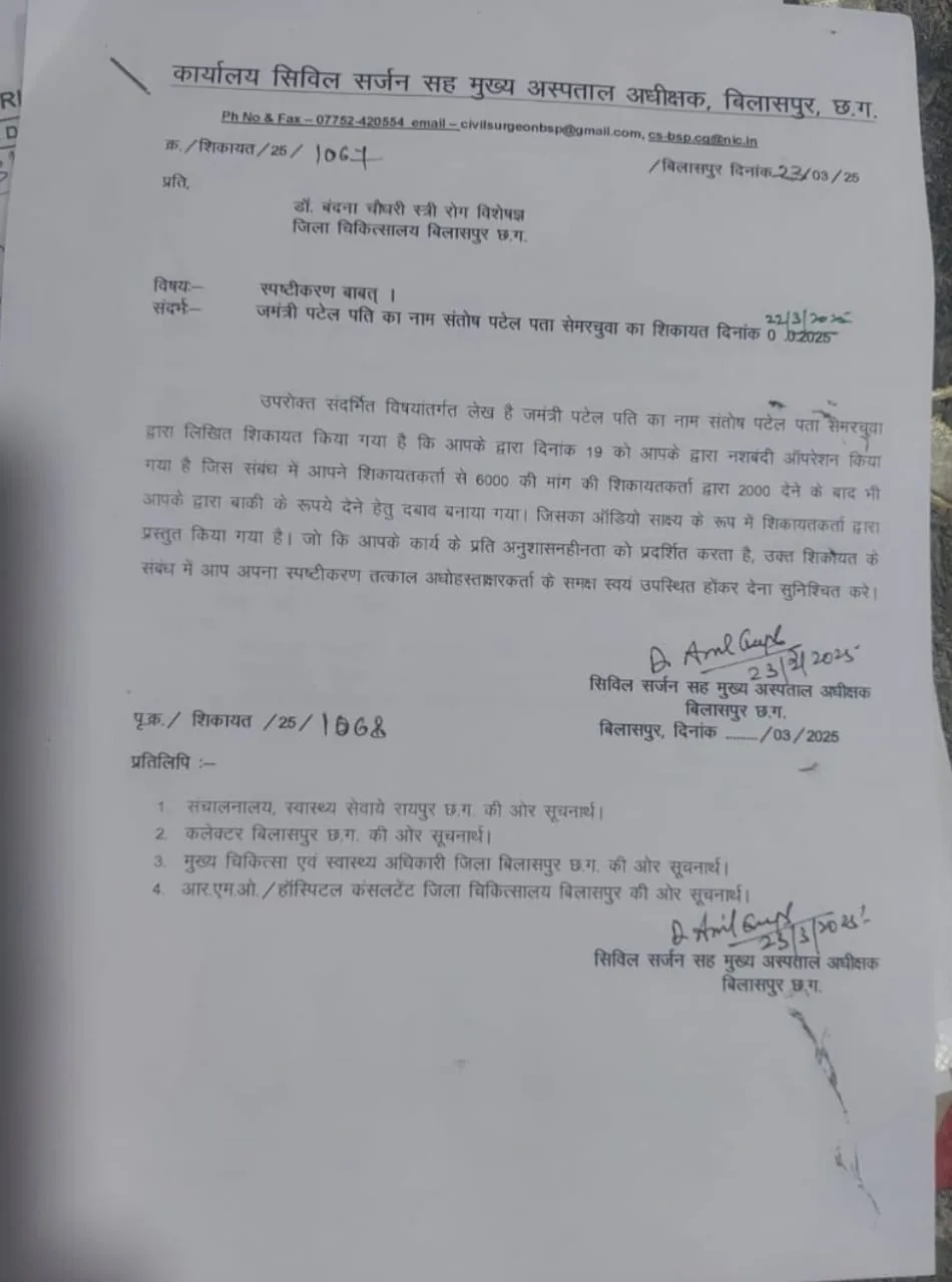 जब कर्तव्य भूल गया डॉक्टर, नसबंदी के बदले मांगे रुपये, न देने पर 'नरक' का श्राप!...