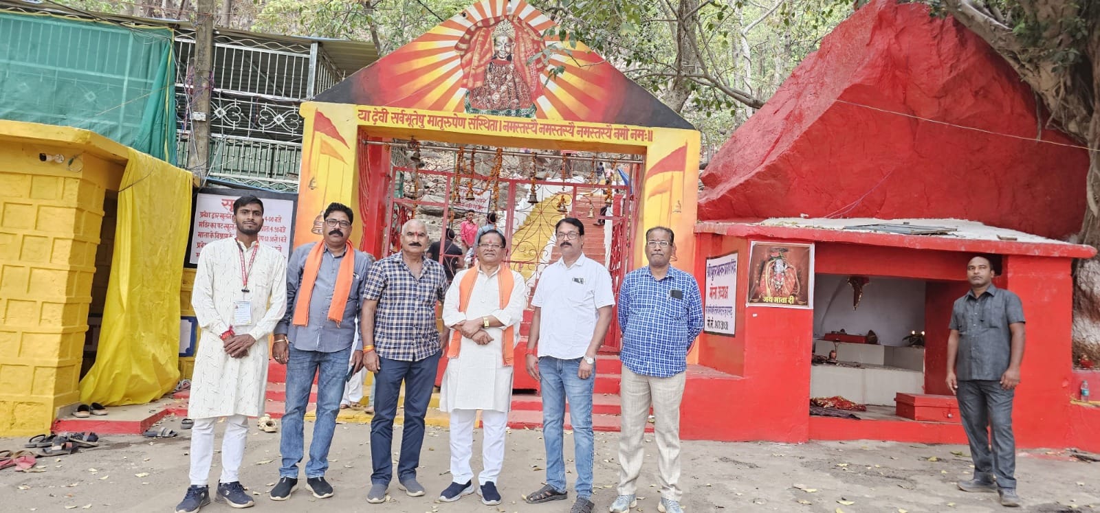 कुदरगढ़ धाम ट्रस्ट के अध्यक्ष पैकरा ने महोत्सव के शुभारंभ से पूर्व तैयारीयों का लिया जायजा