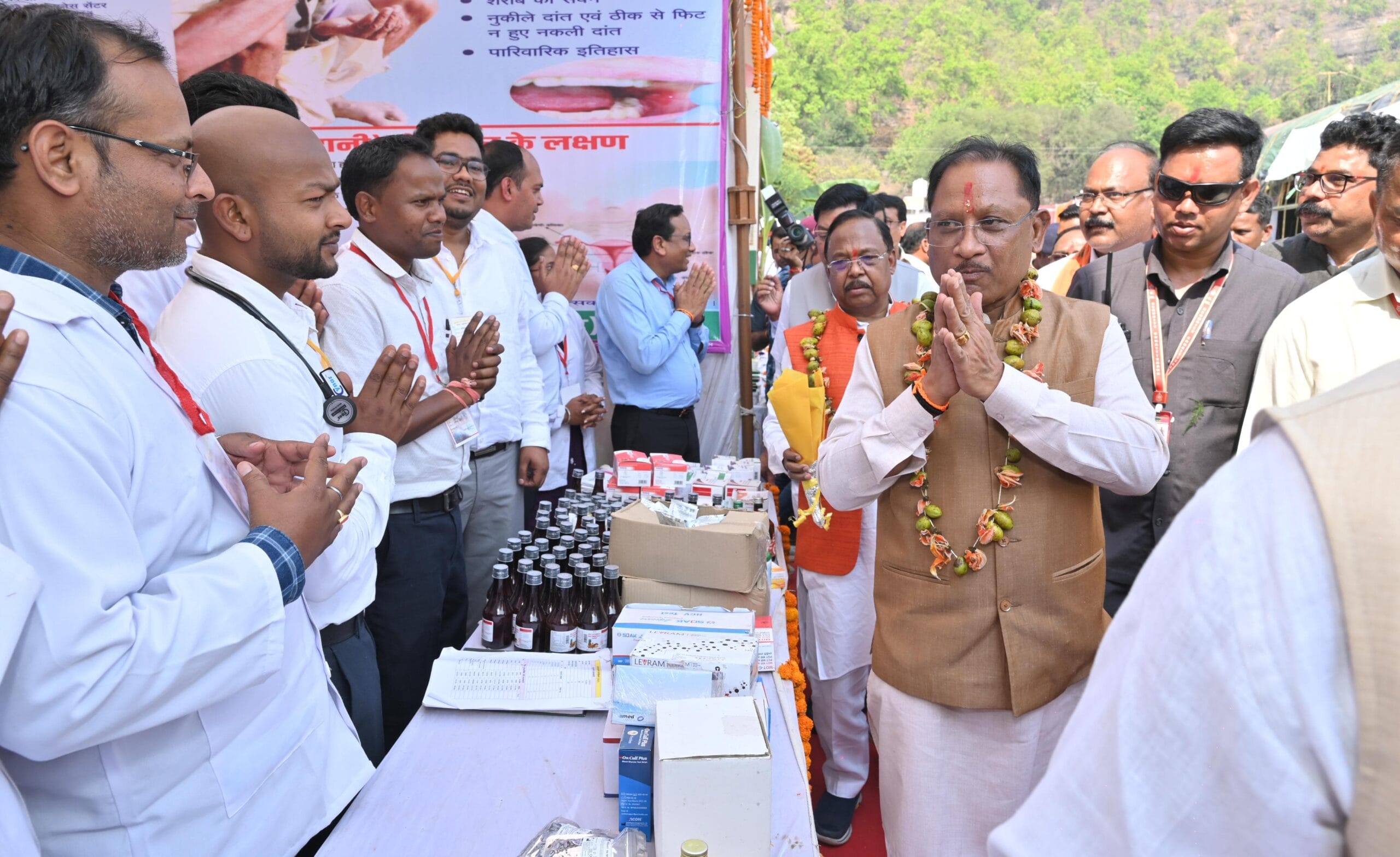 मुख्यमंत्री श्री विष्णु देव साय ने कुदरगढ़ धाम एवं गढ़वातियां धाम के विकास के लिए कुल 1 करोड़ 50 लाख की राशि की घोषणा