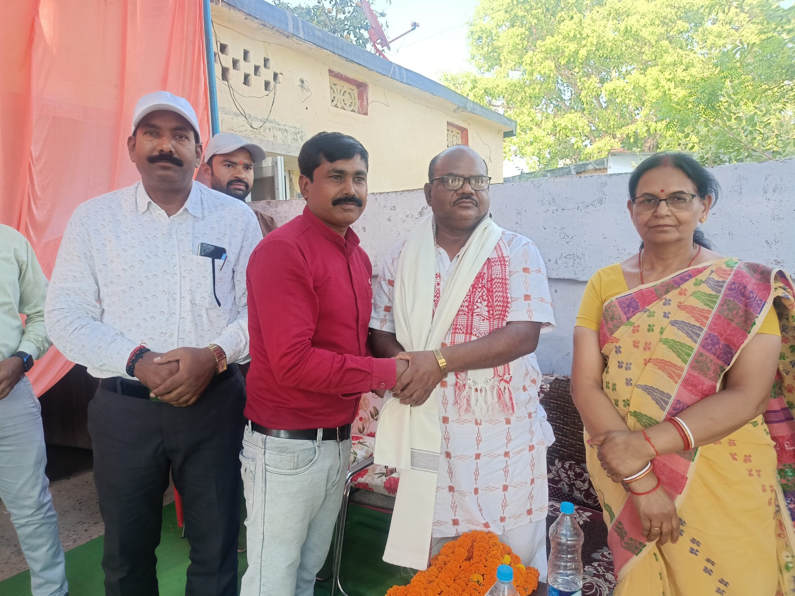 छ.ग.अंत्यावसायी सहकारी वित्त एवं विकास निगम के अध्यक्ष का नगर पंचायत बिश्रामपुर क्षेत्र में हुआ दौरा