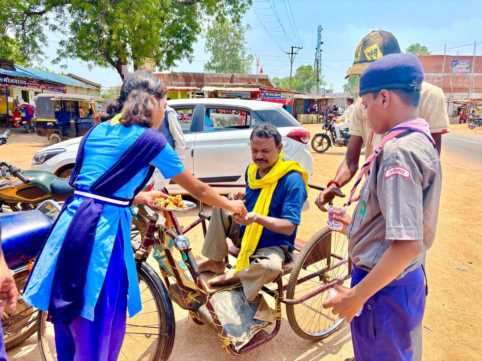 भीषण गर्मी में राहत का ठिकाना बना स्काउट गाइड का प्याऊ घर