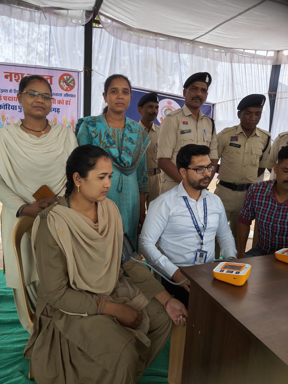 कोरिया पुलिस द्वारा भव्य मेगा स्वास्थ्य परीक्षण शिविर का आयोजन – पुलिस परिवारों के लिए अनुकरणीय पहल