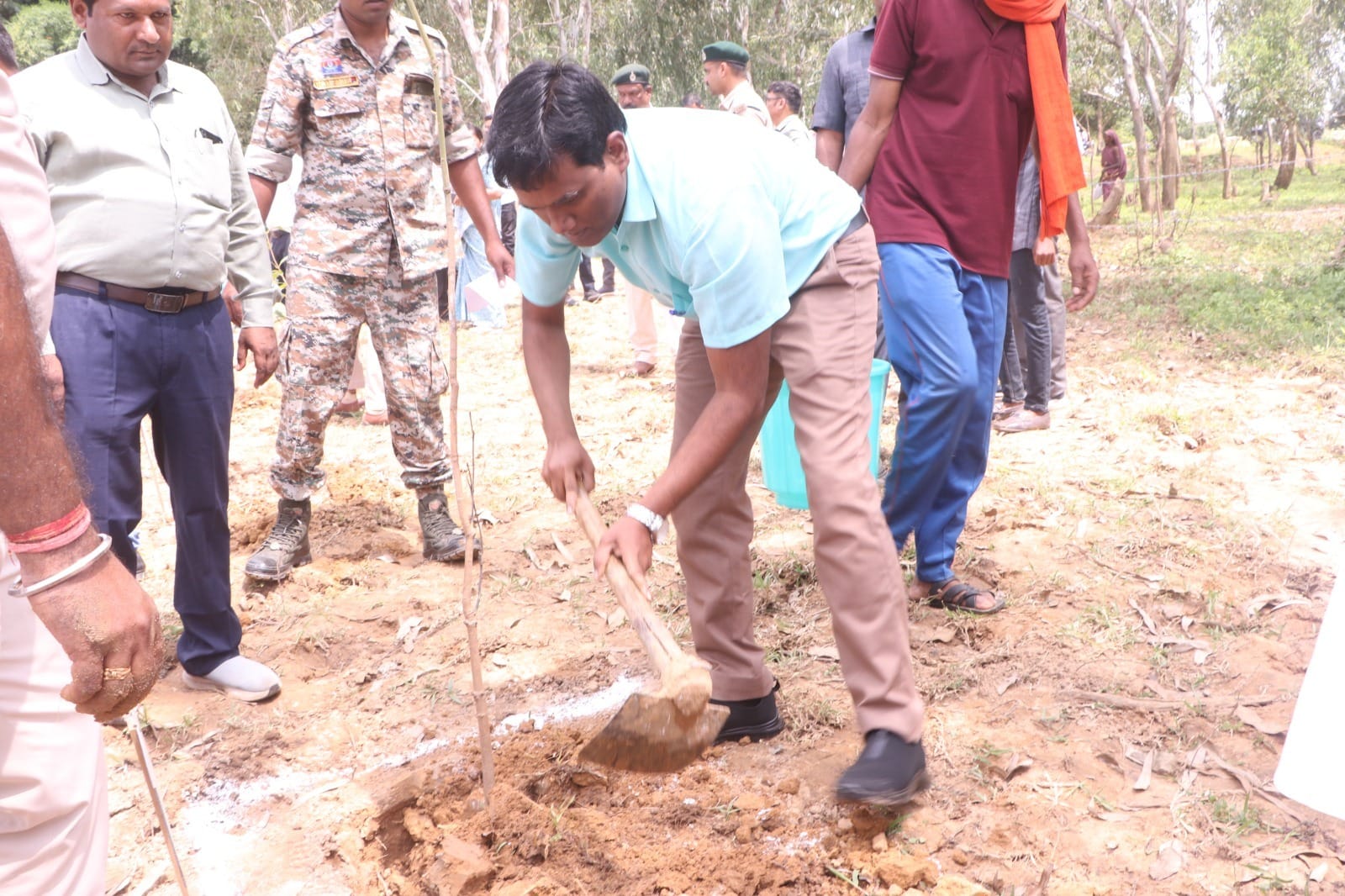 गायत्री रोपणी नमदगिरी में वन महोत्सव एवं एक पेड़ माँ के नाम 2.0 कार्यक्रम का आयोजन